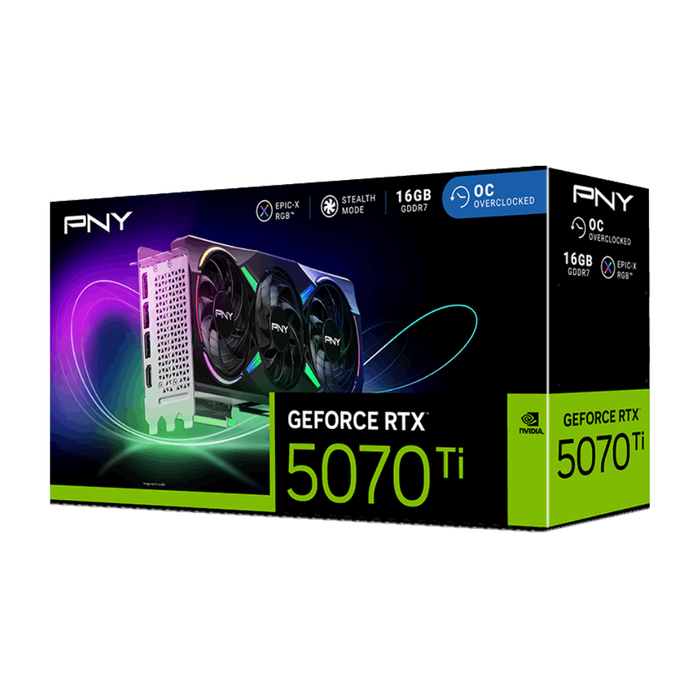 PNY GeForce RTX 5070 Ti ARGB EPIC-X RGB OC 16GB