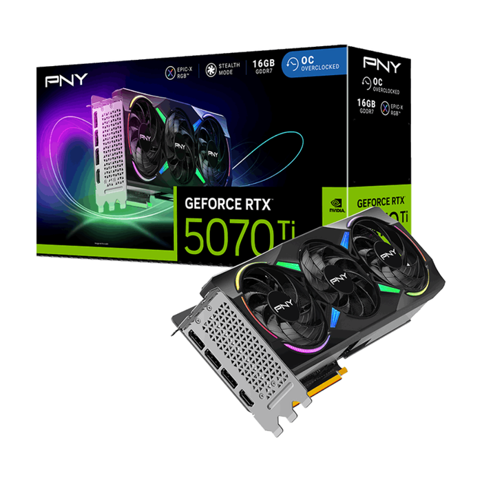 PNY GeForce RTX 5070 Ti ARGB EPIC-X RGB OC 16GB