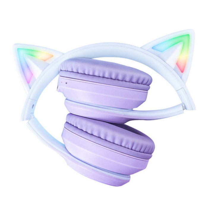 ONIKUMA B90 Wireless Gaming Headset Blue/Purple Cat Ears