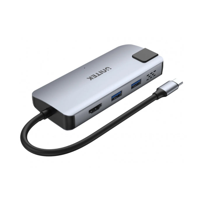 Unitek D1028A Type-C Hub 2x USB3.2 HDMI/Gb/PD100W