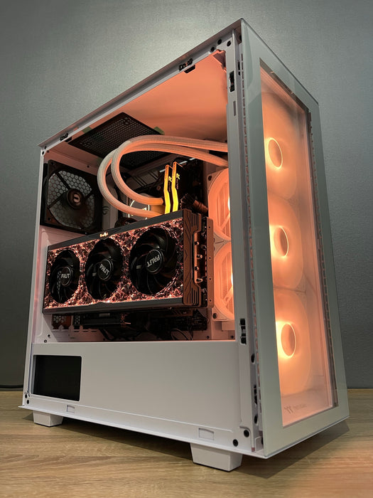 Custom Gaming PC/ The All-White/ Ryzen 5 7600X/ 32GB DDR5/ 1TB NVMe/ RTX 4070