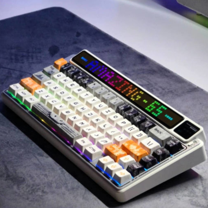 Aula Leobog Mechanical Wireless Gaming Keyboard AMG65 White