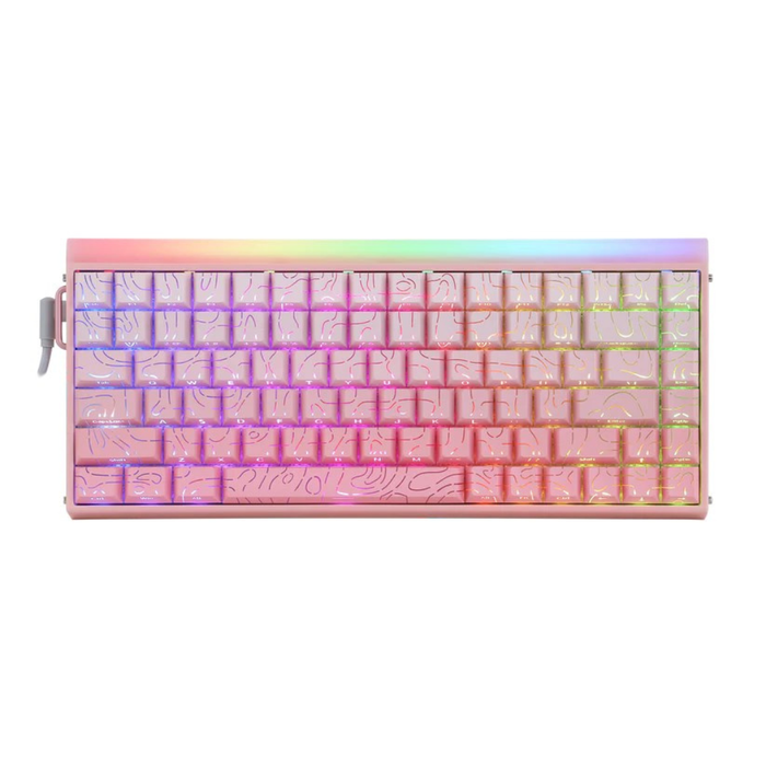 Aula Magnetic Wired Gaming Keyboard Hero 84 HE Pink