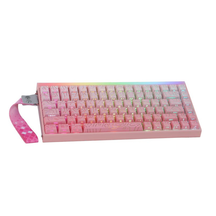 Aula Magnetic Wired Gaming Keyboard Hero 84 HE Pink