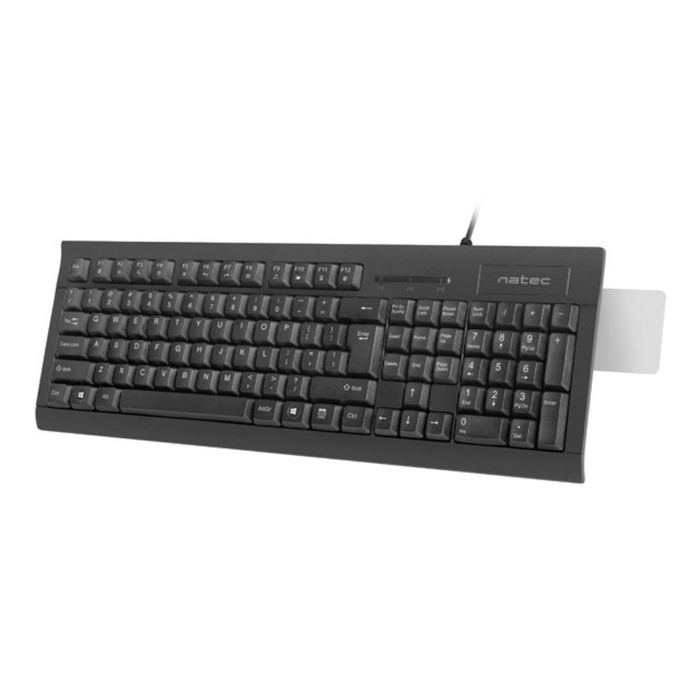 Natec MORAY Wired Keyboard With Smart ID Card Reader