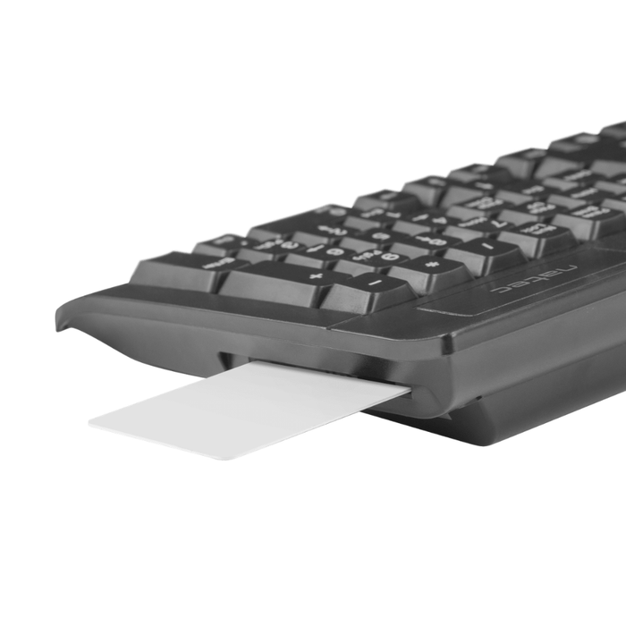 Natec MORAY Wired Keyboard With Smart ID Card Reader
