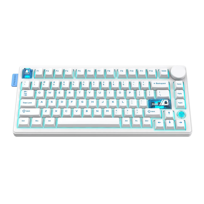 Onikuma Mechanical Triple- Mode Gaming Keyboard MT706 White
