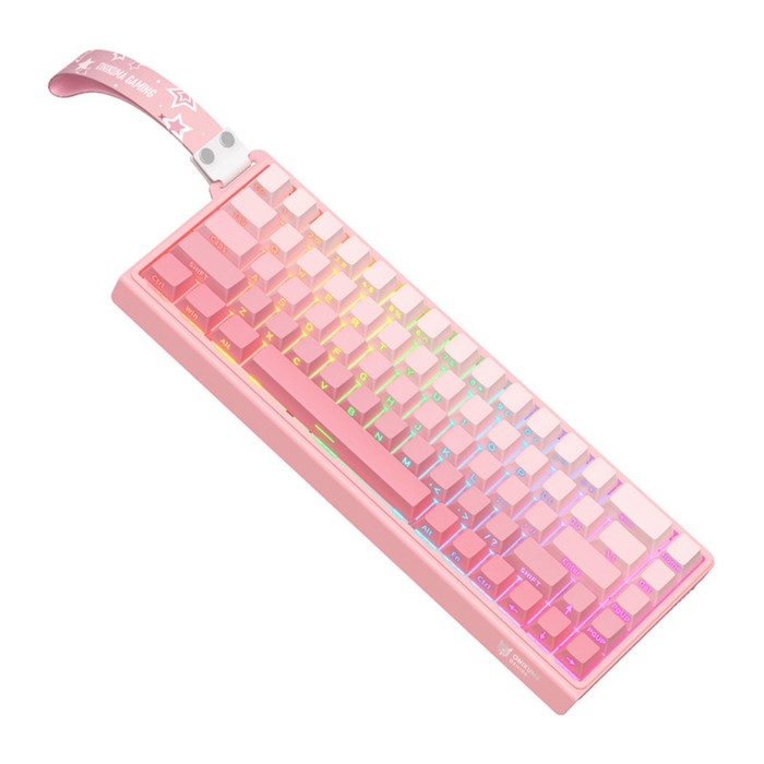 Onikuma Wired Gaming Keyboard G69 Pink