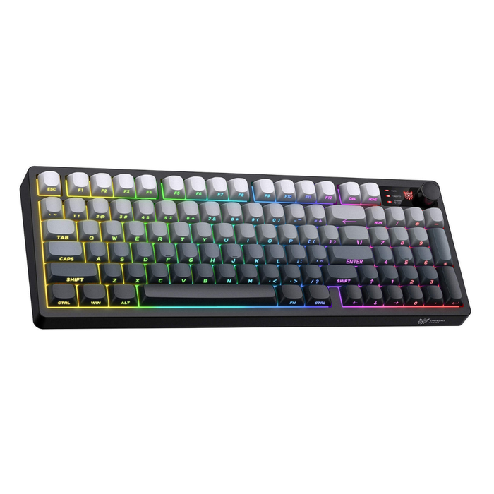 Onikuma Triple-Mode Gaming Keyboard MT902 Black/ White Gradient