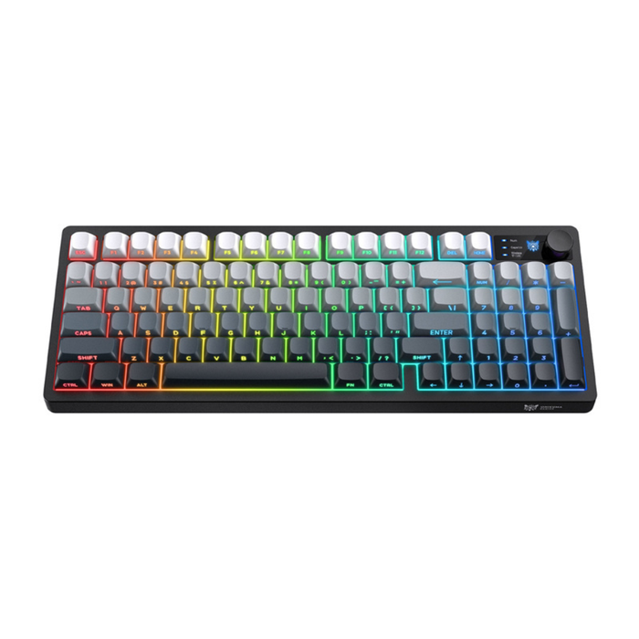 Onikuma Triple-Mode Gaming Keyboard MT902 Black/ White Gradient