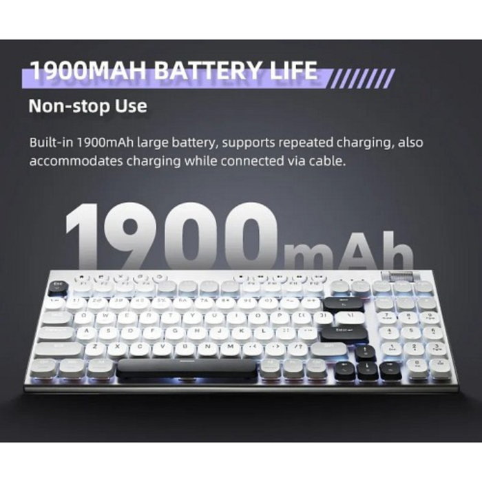 Thunderobot Mechanical Tri-Mode Keyboard K96 Red Switch Keys