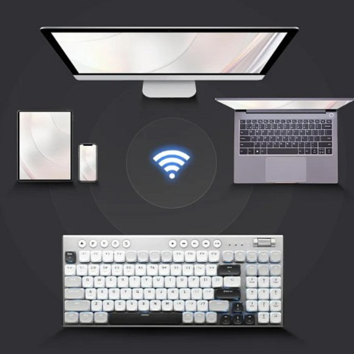 Thunderobot Mechanical Tri-Mode Keyboard K96 Red Switch Keys
