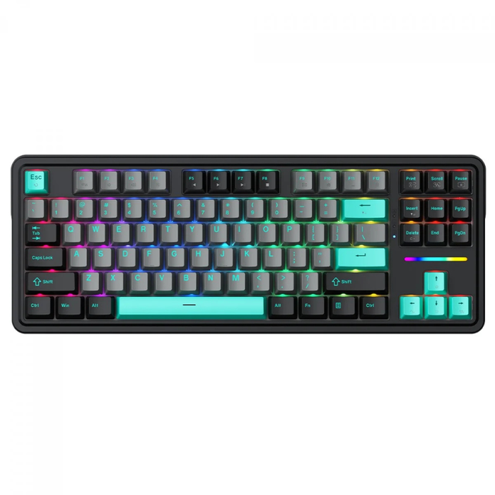 Machenike Mechanical Wired Gaming Keyboard KG87 Silver Switch