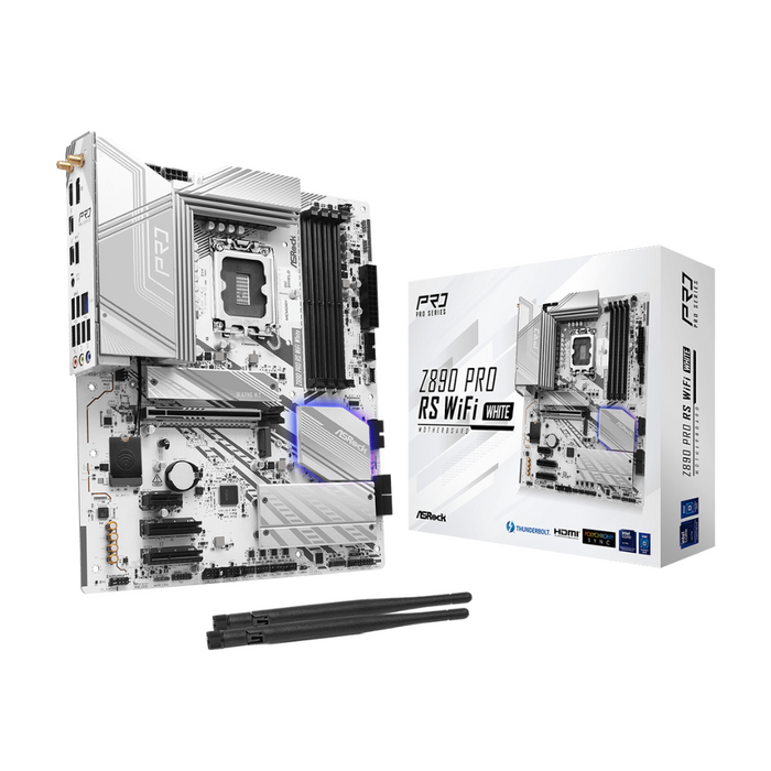 Asrock Motherboard Z890 Pro RS WiFi White