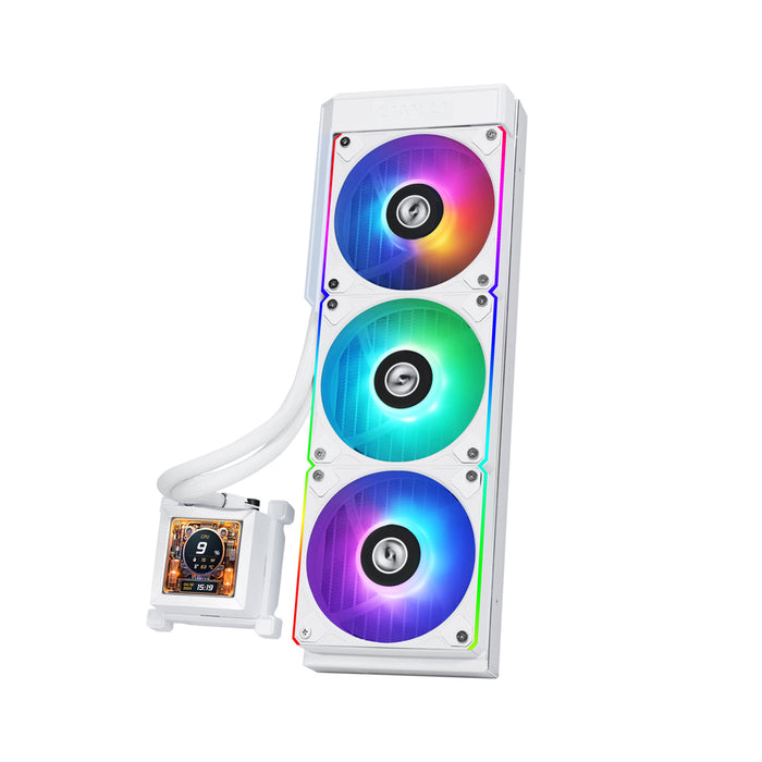 Lian Li Liquid Cooler HydroShift LCD 360R RGB White