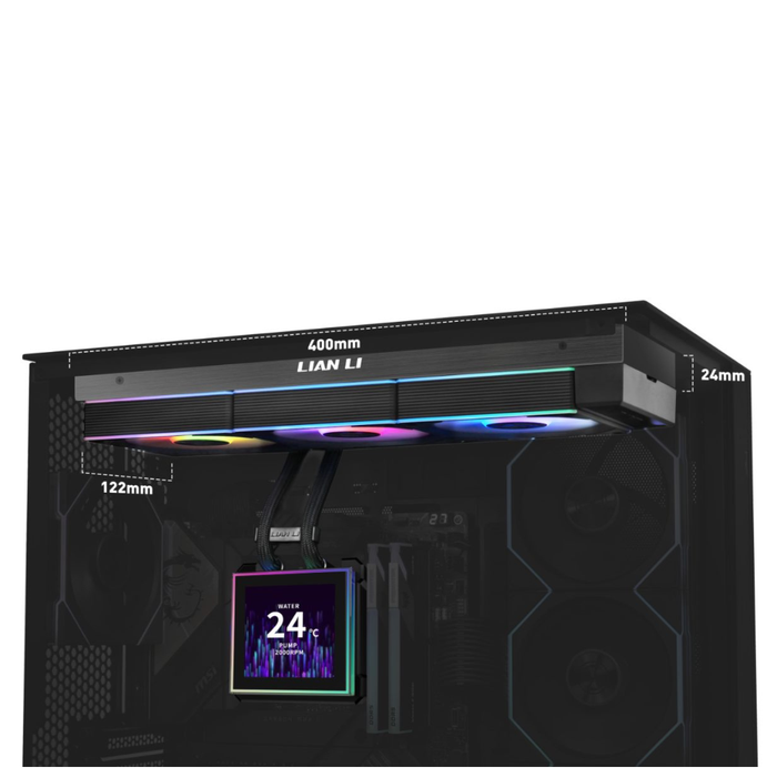Lian Li Liquid Cooler Hydroshift II LCD-S 360CL Black