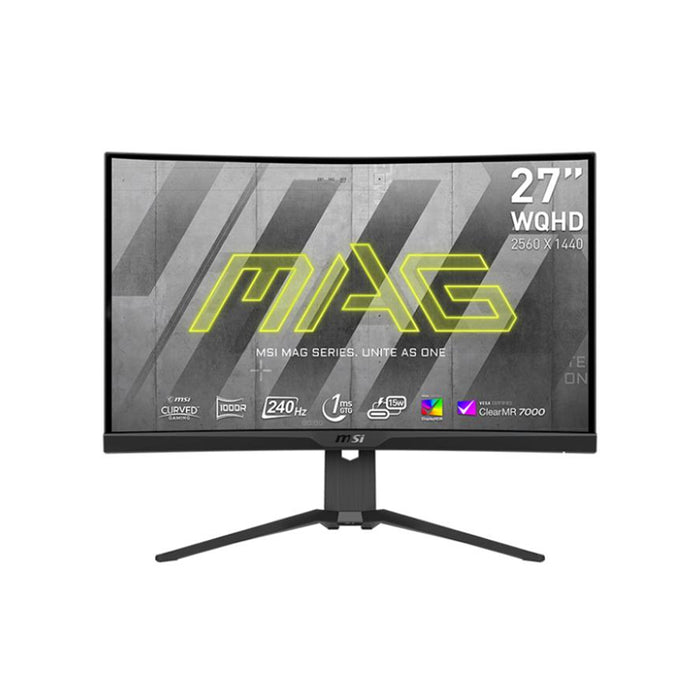 MSI Gaming Monitor MAG 275CQRXF 27" WQHD 240Hz