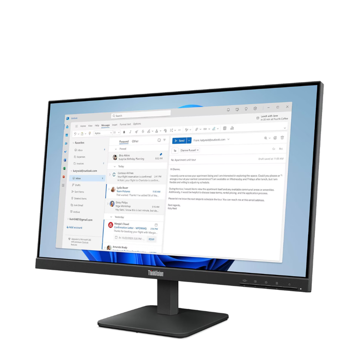 Lenovo Monitor ThinkVision S24-4e 23.8" FHD 100Hz