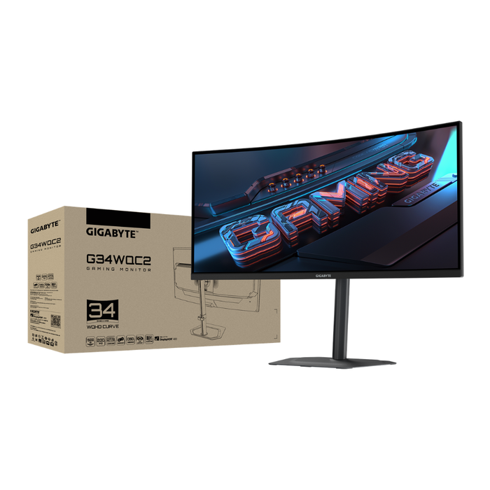 Gigabyte Gaming Monitor G34WQC2 34" QHD 200Hz