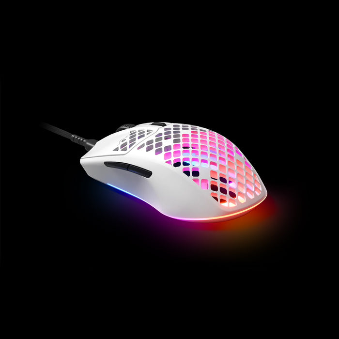 SteelSeries Wired Gaming Mouse AEROX 3 Snow Ultra Lightweight