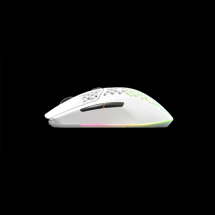 SteelSeries Wireless Gaming Mouse AEROX 3 Snow Ultra Lightweight