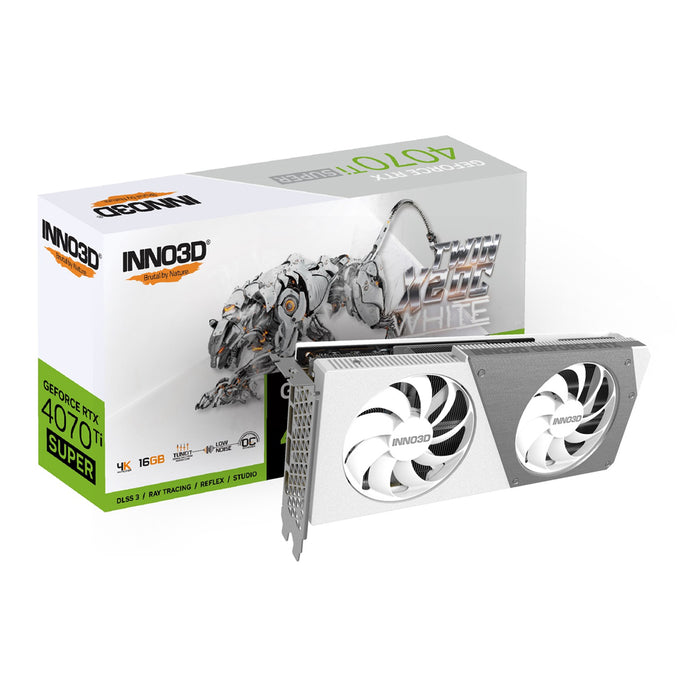 INNO3D Twin x2 GeForce RTX 4070 Ti SUPER OC White 16GB