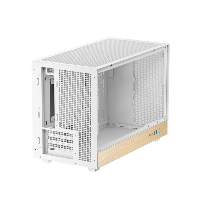 DeepCool PC Case CH260 WOOD Micro White