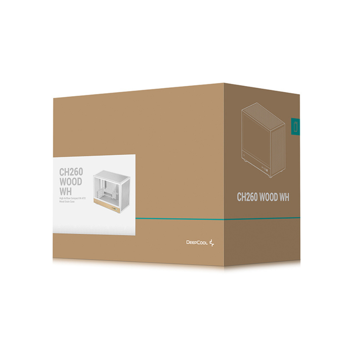 DeepCool PC Case CH260 WOOD Micro