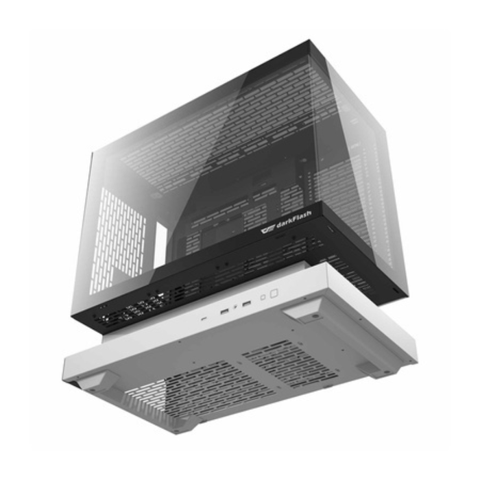 Darkflash F1 PC Case ARGB Mid White
