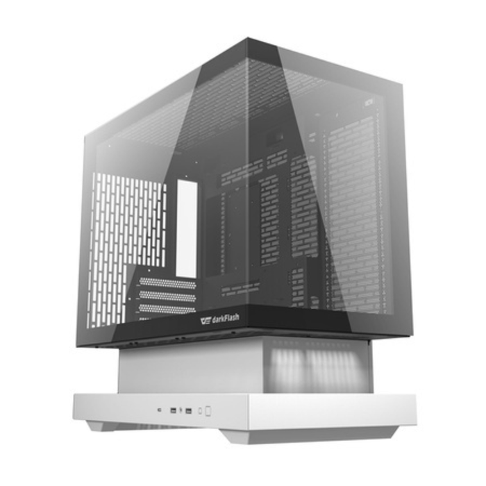 Darkflash F1 PC Case ARGB Mid White