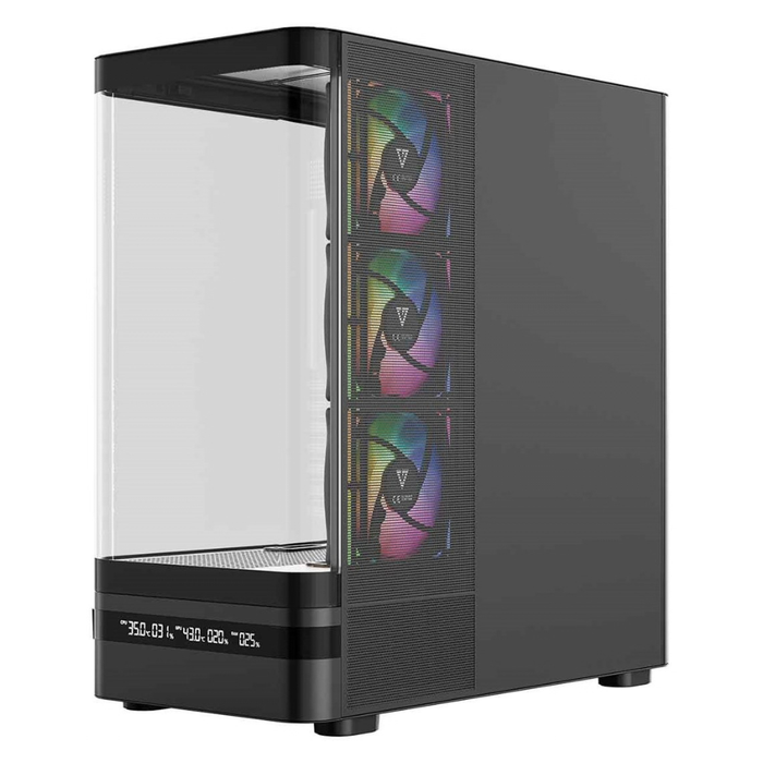 Modecom PC Case Volcano AQ200 ARGB Midi Black