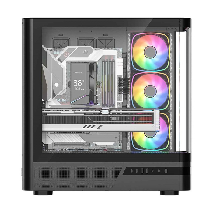 Modecom PC Case Volcano AQ200 ARGB Midi Black