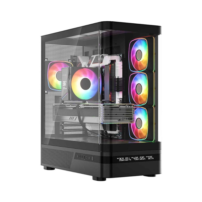 Modecom PC Case Volcano AQ200 ARGB Midi Black