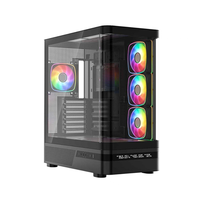 Modecom PC Case Volcano AQ200 ARGB Midi Black