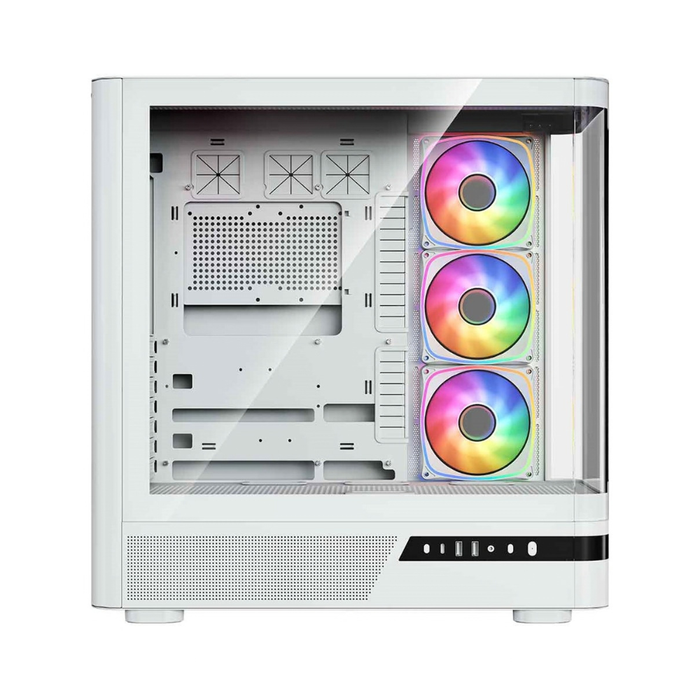Modecom PC Case Volcano AQ200 ARGB Midi White