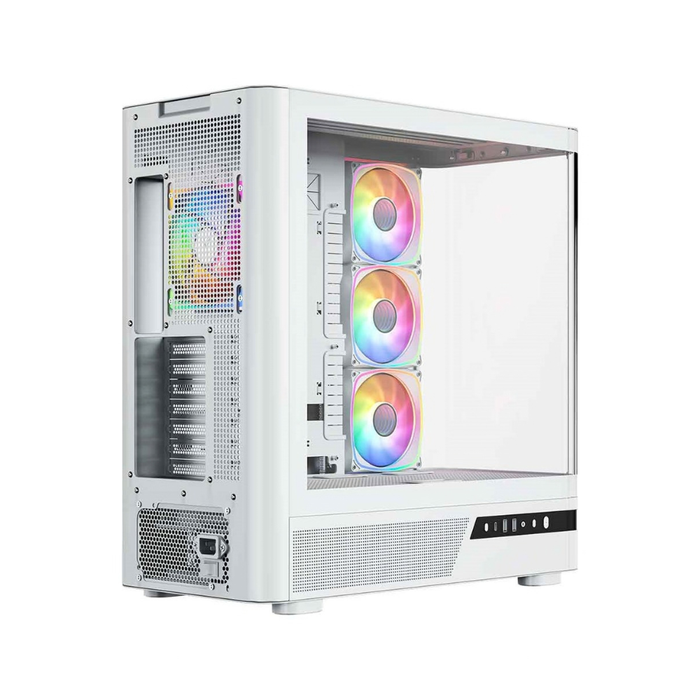 Modecom PC Case Volcano AQ200 ARGB Midi White