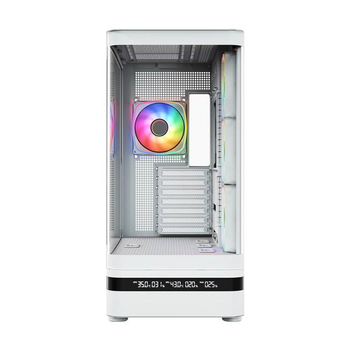 Modecom PC Case Volcano AQ200 ARGB Midi White