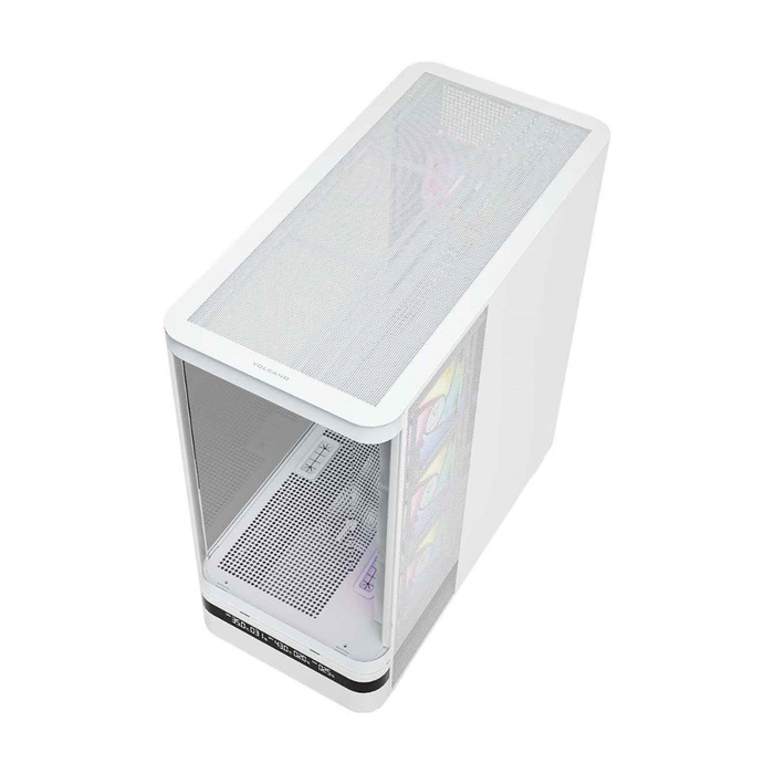 Modecom PC Case Volcano AQ200 ARGB Midi White