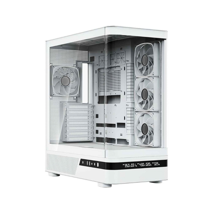 Modecom PC Case Volcano AQ200 ARGB Midi White