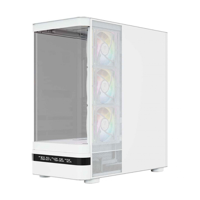 Modecom PC Case Volcano AQ200 ARGB Midi White
