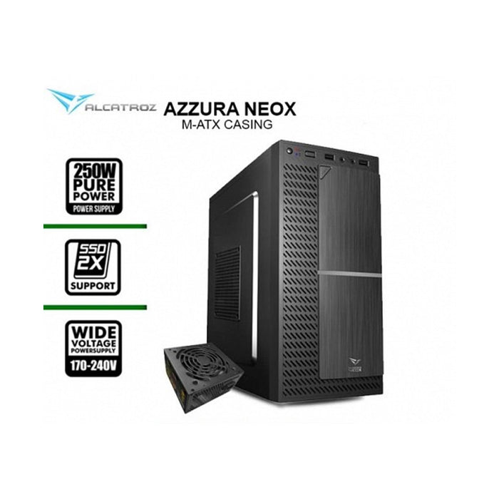 Alcatroz PC Case AZZURA NEOX Micro ATX