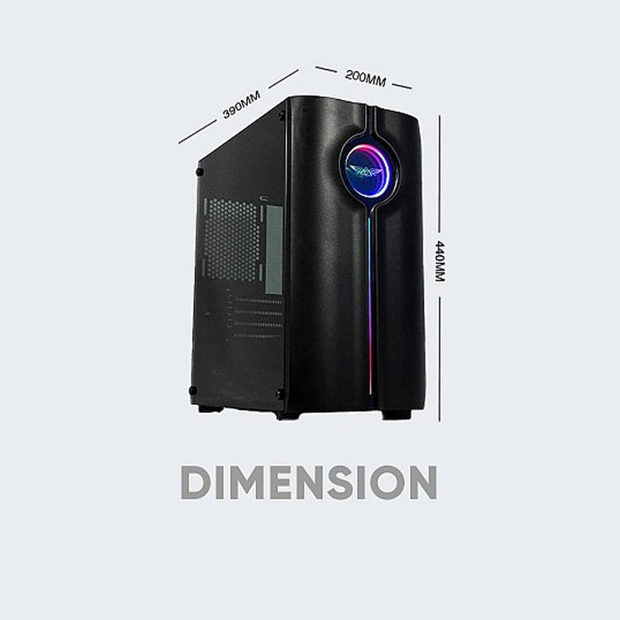 Armaggeddon PC Case Gaming Tron Holo 3