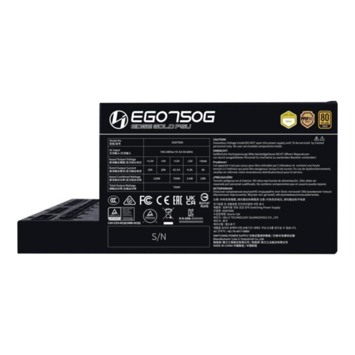 Lian Li Power Supply Edge Gold 750W Black