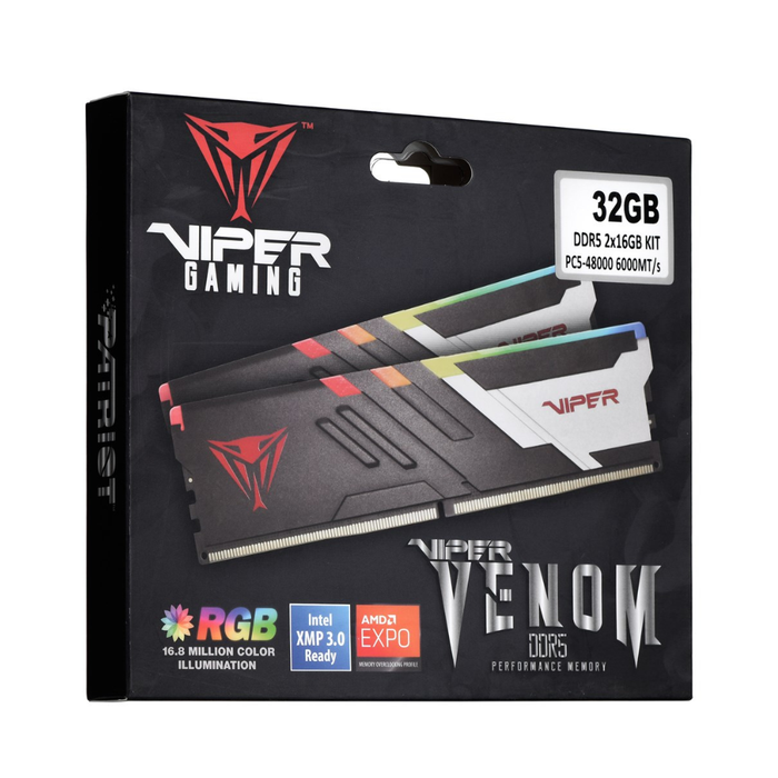 Patriot Ram Viper Venom 32GB (2x16GB) DDR5 6000