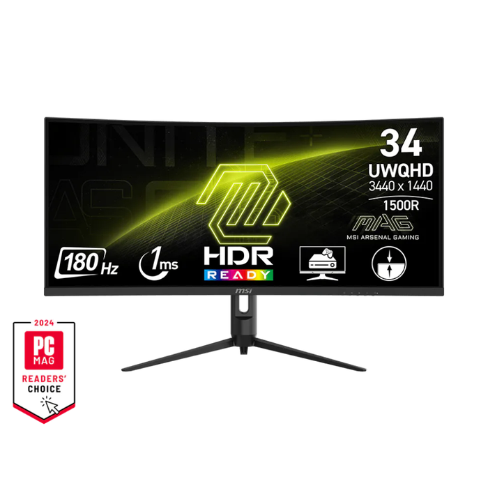 MSI Gaming Monitor MAG 342CQR E2 34" FHD 180Hz