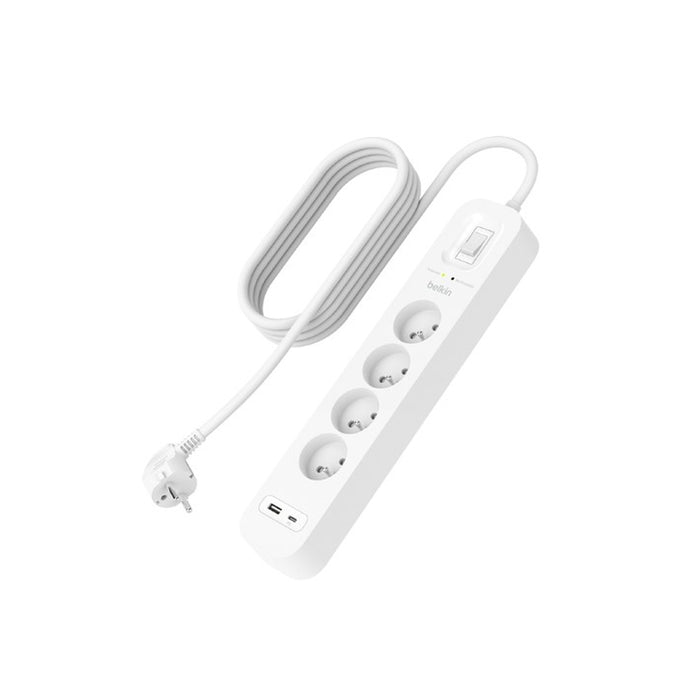 Belkin Surge Protector SRB001CA2M 4 Plugs 2m