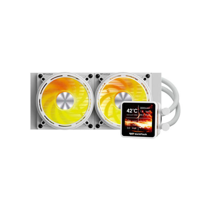 Darkflash Liquid Cooler Explore DE240 White