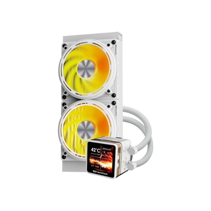 Darkflash Liquid Cooler Explore DE240 White