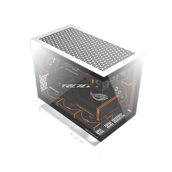 Darkflash  Floatron F1  PC Case ARGB Mid White