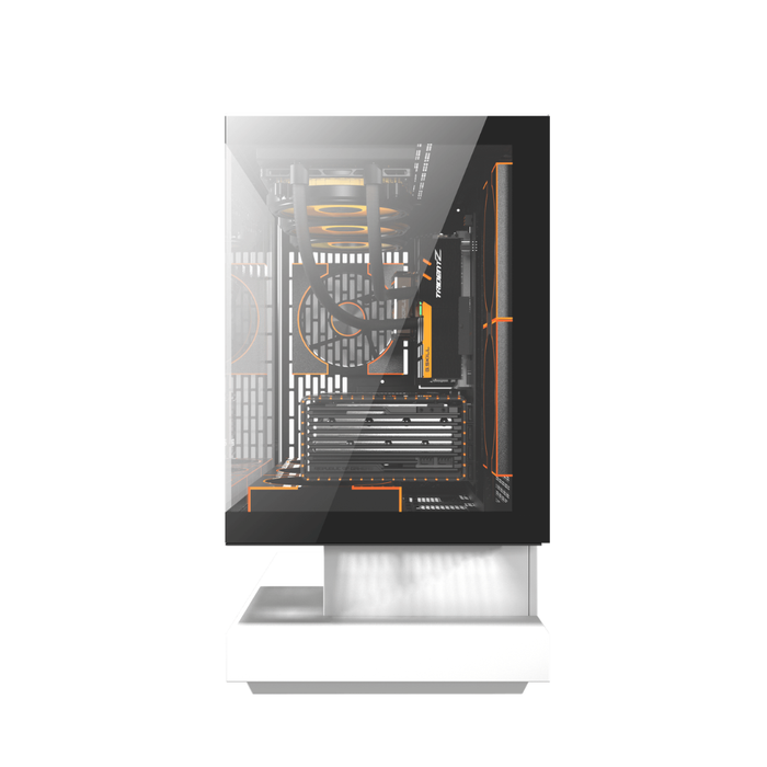 Darkflash  Floatron F1  PC Case ARGB Mid White